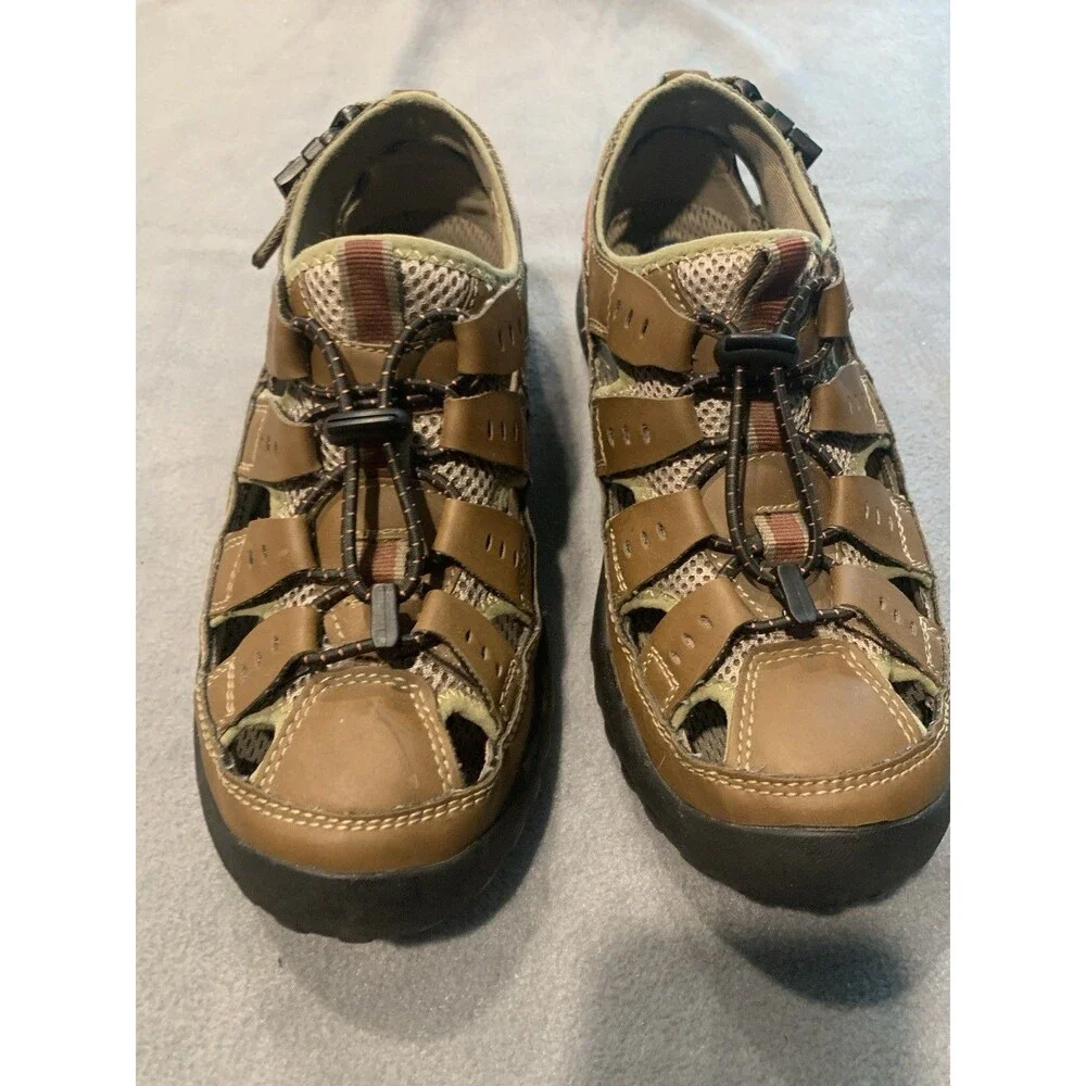 Dockers Sandal Shoes Men Size 10M Brown Fisherman Water Hiking Trail Casual